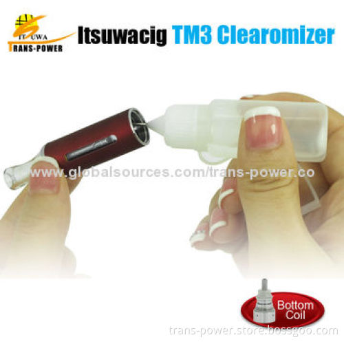 Best Quality Evod Clearomizers/Rechargeable MT3 Atomizers, 1.6mL, Colorful Tube, Bottom Coil
